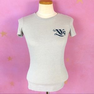 Free State NYC Gray Short Sleeve T-Shirt Size XS